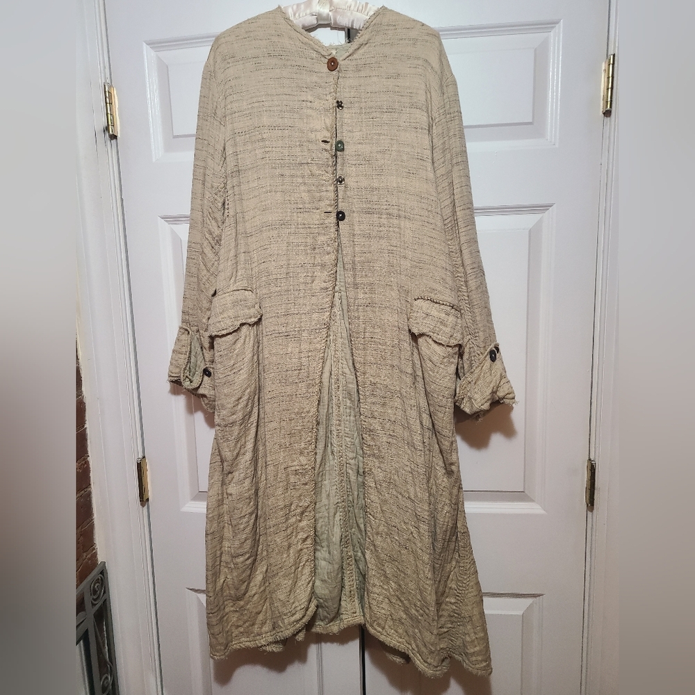 Magnolia Pearl Leni raw silk quilted Jacket-Sand